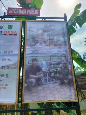 INFO GRAFIS PERTANGGUNGJAWABAN APBDes TAHUN 2024 DESA NGRANDU
